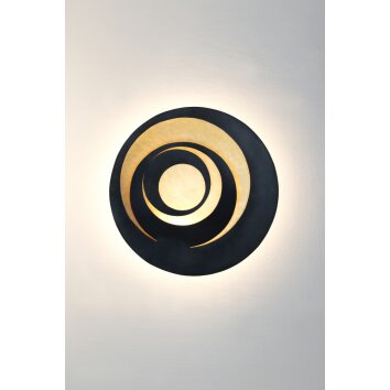 Holländer SPIRALE Ceiling light LED brown, gold, black, 1-light source