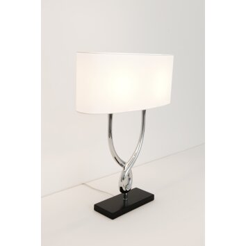 Holländer MONUMENTO Table Lamp black, silver, 2-light sources