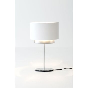 Holländer MATTIA OVAL Table lampe silver, 1-light source