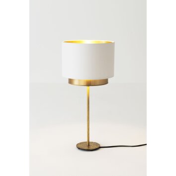 Holländer MATTIA RUND Table lamp gold, 1-light source