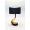 Holländer VORTICE Table lamp black-gold, 1-light source