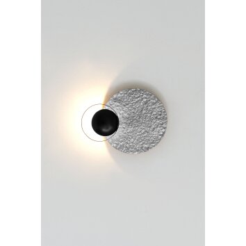 Holländer STARE Wall Light LED brown, black, silver, 1-light source