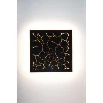 Holländer LARICA Wall Light LED brown, gold, black, 1-light source