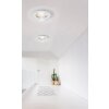 Grossmann FLAT Ceiling Light LED brown, gold, white, 1-light source