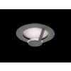 Grossmann FLAT Ceiling Light LED grey, silver, 1-light source