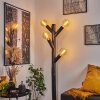 POZOS Floor Lamp black, 4-light sources