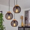 REIDEN Pendant Light black, 3-light sources