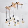 TREHERNE Pendant Light Ecru, black, 9-light sources