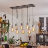TYLDOM Pendant Light Oxidised Silver, black, 8-light sources