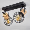 BRIDGEPORT Ceiling Light black, 2-light sources