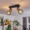 BRIDGEPORT Ceiling Light black, 2-light sources