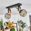 BRIDGEPORT Ceiling Light black, 2-light sources