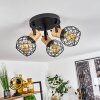 BRIDGEPORT Ceiling Light black, 3-light sources