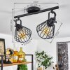 ALBREDA Ceiling Light black, 2-light sources