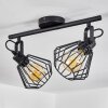 ALBREDA Ceiling Light black, 2-light sources