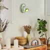 CABRI Wall Light LED chrome, green, white, 1-light source