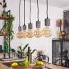 AJACCIO Pendant Light Oxidised Silver, 5-light sources