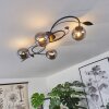 BARASAT Ceiling Light LED black, 4-light sources