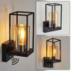 PALANGA Outdoor Wall Light black, 1-light source, Motion sensor