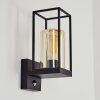 PALANGA Outdoor Wall Light black, 1-light source, Motion sensor