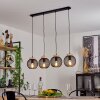 REIDEN Pendant Light black, 4-light sources
