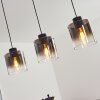 WICHIT Pendant Light black, 3-light sources