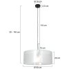 Steinhauer SPARKLED LIGHT Pendant Light black, 1-light source