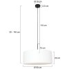 Steinhauer SPARKLED LIGHT Pendant Light black, 1-light source