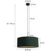 Steinhauer SPARKLED LIGHT Pendant Light black, 1-light source