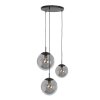 Steinhauer BOLLIQUE Pendant Light black, 3-light sources