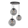 Steinhauer BOLLIQUE Pendant Light black, 3-light sources