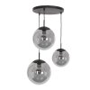 Steinhauer BOLLIQUE Pendant Light black, 3-light sources