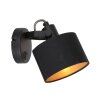 Steinhauer ORNOIR Wall Light black, 1-light source