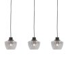 Steinhauer NOIRVER Pendant Light black, 3-light sources