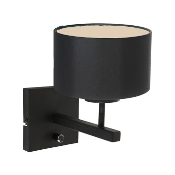 Steinhauer STANG Wall Light black, 1-light source
