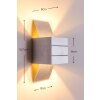 Baltimore wall light aluminium, 1-light source