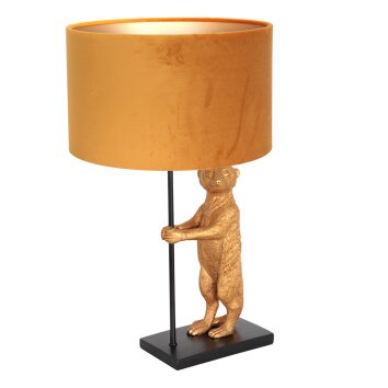 Steinhauer ANIMAUX Table lamp gold, black, 1-light source