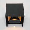 Steinhauer MURO Outdoor Wall Light LED black, 2-light sources
