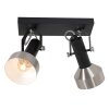 Steinhauer ACIER Ceiling Light black, 2-light sources
