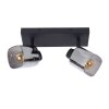 Lucide ALION Ceiling Light black, 2-light sources