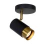 Lucide FLORIS Ceiling Light gold, brass, black, 1-light source