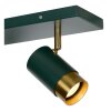 Lucide FLORIS Ceiling Light gold, green, brass, 2-light sources