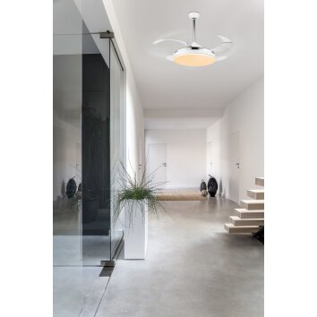 Globo CABRERA fan LED white, 1-light source, Remote control