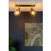 Lucide BJORN Ceiling Light gold, brass, 2-light sources