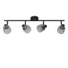 Lucide BJORN Ceiling Light black, 4-light sources