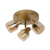 Lucide BJORN Ceiling Light gold, brass, 3-light sources