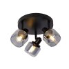 Lucide BJORN Ceiling Light black, 3-light sources