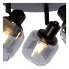 Lucide BJORN Ceiling Light black, 3-light sources