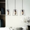 Brilliant LUXOR Pendant Light black, 3-light sources