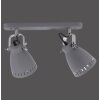 Leuchten-Direkt EVA Ceiling Light grey, 2-light sources